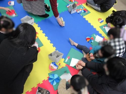 こうさくのようす