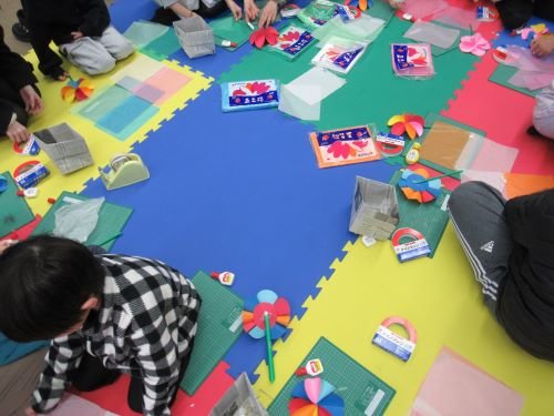 こうさくのようす　2枚目