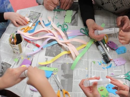 こうさくのようす１