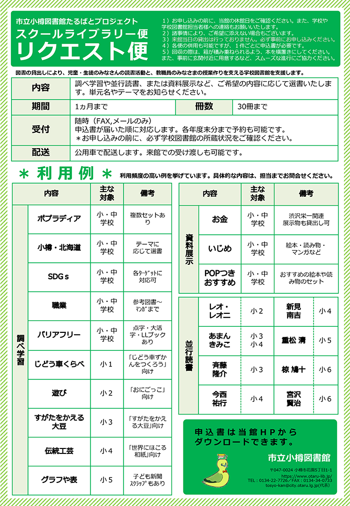 SLリクエスト便利用例の画像